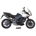 SC Project para TRIUMPH TIGER SPORT 1050 (2013 - 2015) - Escape Oval carbono, posición alta