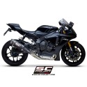 SC Project para YAMAHA YZF R1 Race (2026) - Escape SC1-R carbono (250 mm), con supresor de catalizador