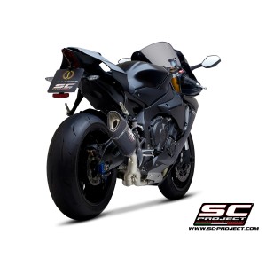 SC Project para YAMAHA YZF R1 Race (2026) - Escape SC1-R carbono (250 mm), con supresor de catalizador