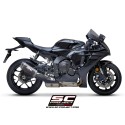 SC Project para YAMAHA YZF R1 (2017 - 2019) - R1M - Escape SC1-S titanio