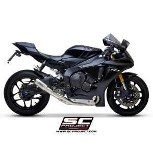 SC Project para YAMAHA YZF R1 (2015 - 2016) - R1M - Escape CR-T carbono, con malla antipiedras, supresor de catalizador