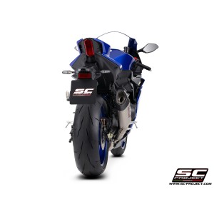 SC Project para YAMAHA YZF R9 (2025 - 2026) - Línea de escape completa 3-1 acero inoxidable, con escape SC1-R titanio
