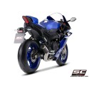 SC Project para YAMAHA YZF R9 (2025 - 2026) - Línea de escape completa 3-1 titanio, con escape CR-T carbono, con malla antipiedr