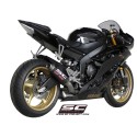 SC Project para YAMAHA YZF R6 (2006 - 2016) - Escape GP-M2 carbono, posición alta