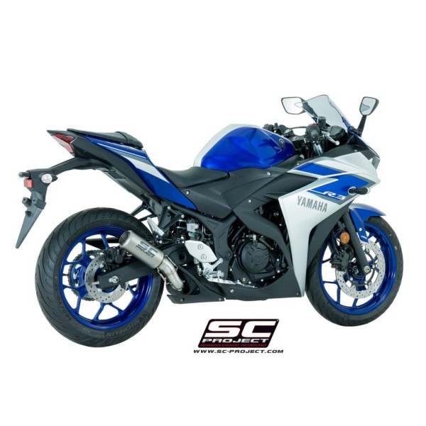 SC Project para YAMAHA YZF R3 (2015 - 2017) - Escape CR-T titanio