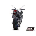 SC Project para YAMAHA MT-10 (2022 - 2024) - Escape CR-T carbono, con malla antipiedras
