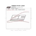 SC Project para YAMAHA MT-09 (2017 - 2020) - Línea de escape completa 3-1 acero inoxidable, con escape S1, negro mate
