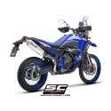 SC Project para YAMAHA TENERE 700 WORLD RAID (2022 - 2025) - Escape Rally Raid titanio, posición alta