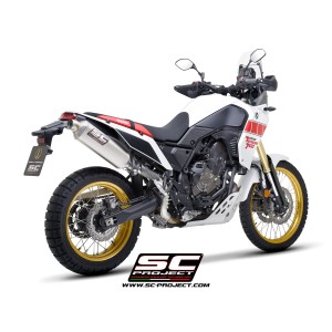 SC Project para YAMAHA TENERE 700 (2021 - 2024) - Escape Rally Raid titanio, posición alta