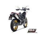 SC Project para YAMAHA TENERE 700 (2021 - 2024) - Escape Rally Raid titanio, posición alta