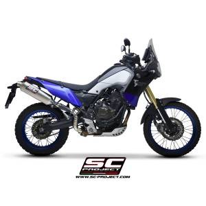 SC Project para YAMAHA TENERE 700 (2019 - 2020) - Escape Rally Raid titanio, posición alta
