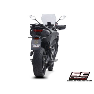 SC Project para YAMAHA TRACER 9 (2021 - 2024) - Línea de escape completa 3-1 acero inoxidable, con escape S1 acero inoxidable, n