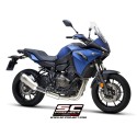 SC Project para YAMAHA TRACER 700 (2020) - TRACER 7 (2021 - 2024) - GT - Euro 5 - Línea de escape completa 2-1 acero inoxidable,