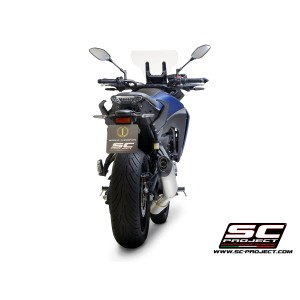 SC Project para YAMAHA TRACER 700 (2020) - TRACER 7 (2021 - 2024) - GT - Euro 5 - Línea de escape completa 2-1 acero inoxidable,