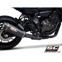 SC Project para YAMAHA TRACER 700 (2020) - TRACER 7 (2021 - 2024) - GT - Euro 5 - Línea de escape completa 2-1 acero inoxidable,