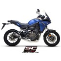 SC Project para YAMAHA TRACER 700 (2020) - TRACER 7 (2021 - 2024) - GT - Euro 5 - Línea de escape completa 2-1 acero inoxidable,