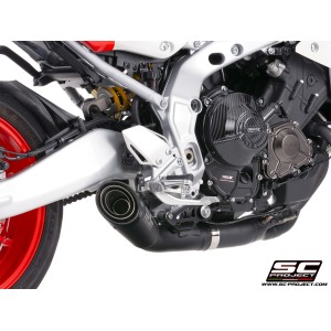 SC Project para YAMAHA XSR900 GP (2024 - 2026) - Línea de escape completa 3-1 acero inoxidable, con escape S1 acero inoxidable, 