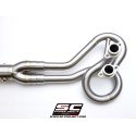SC Project para YAMAHA TMAX 560 (2022 - 2024) - Línea de escape completa 2-1 acero inoxidable, con escape SC1-R titanio