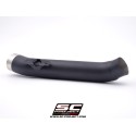 SC Project para YAMAHA TMAX 560 (2020 - 2021) - Supresor de catalizador acero inoxidable, negro mate, compatible con collectores