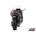 SC Project para YAMAHA TMAX 560 (2025 - 2026) - Línea de escape completa 2-1 acero inoxidable, con escape SC1-R carbono