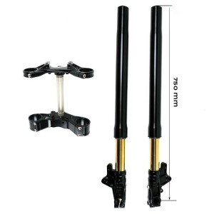 Kit horquilla Öhlins usd low + platos y pies unit garage (versión baja)