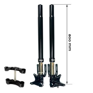 Kit de horquilla Öhlins bmw r18 + unidad de placas de garaje con pies radiales