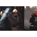 Bolsa lateral en cuero dividido + marco de la serie ninet