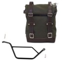 Bolsa lateral de lona + marco bmw r 850r / 1100r / 1150r