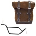 Bolsa lateral en piel dividida + bastidor bmw gs 850/1100/1150 y adv