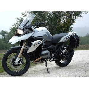 Bolsa lateral en piel dividida + marco r1200 gs lc