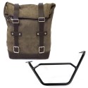 Bolsa lateral en piel dividida + marco r1200 gs lc