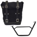 Bolsa lateral en piel dividida + marco r1200 gs lc