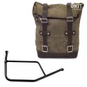 Bolsa lateral en piel dividida + frame r 1200 r