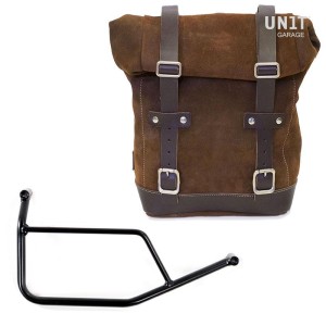 Bolsa lateral en piel dividida + frame r 1200 r