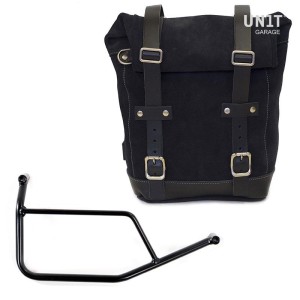 Bolsa lateral en piel dividida + frame r 1200 r