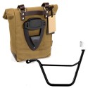 Bolsa lateral de lona 10l-14l + cuadro triumph bonneville t100 (2001-2016) izquierda