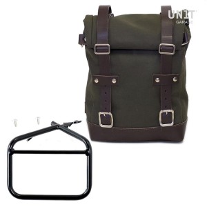 Bolsa lateral de lona + marco codificador de la serie ducati