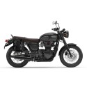 Bolsa lateral de lona + marco triumph t100 dx (2017 hasta ahora)