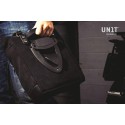 Bolsa lateral en piel dividida + marco triumph t100 sx (2017 hasta ahora)