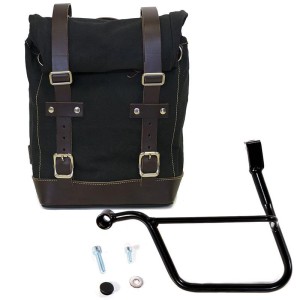 Bolsa lateral de lona + serie triumph cuadro street 900 sx (2017 hasta ahora)