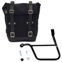 Bolsa lateral en piel dividida + serie triumph cuadro street 900 sx (2017 hasta ahora)