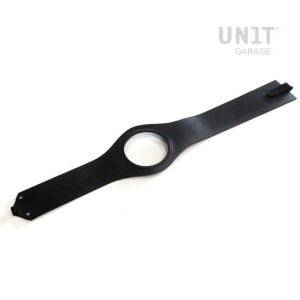 Correa de tanque en cuero negro r120r