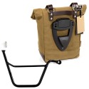 Bolsa lateral de lona 10l-14l + marco triumph t100 bonneville dx (2001-2016)