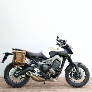 Bolsa lateral de lona + chasis yamaha dx