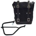 Bolsa lateral en piel dividida + marco yamaha dx