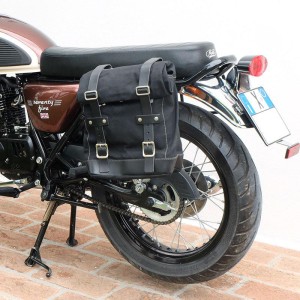 Bolsa lateral de lona + marco mash sx