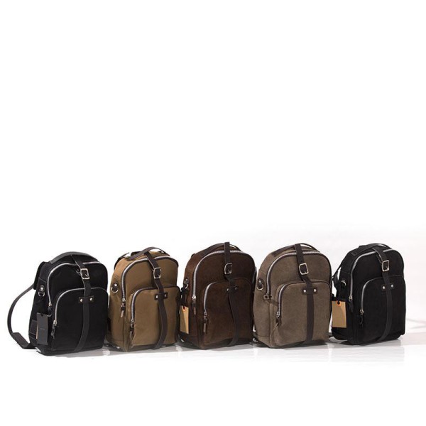Bolsa de tanque en cuero serraje