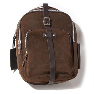 Bolsa de tanque en cuero serraje