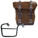 Bolsa lateral en piel dividida + marco mash dx