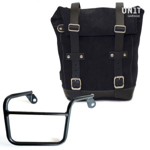 Bolsa lateral en piel dividida + marco mash dx